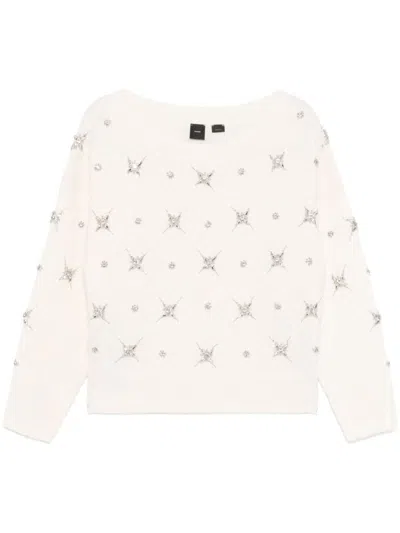 Pinko Scottish Fold Sweater In White