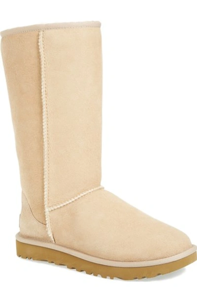 Ugg 'classic Ii' Genuine Shearling Lined Tall Boot (women) In Sand Suede