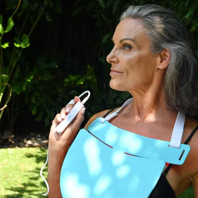 Higherdose Red Light Therapeutic Neck Enhancer In Blue