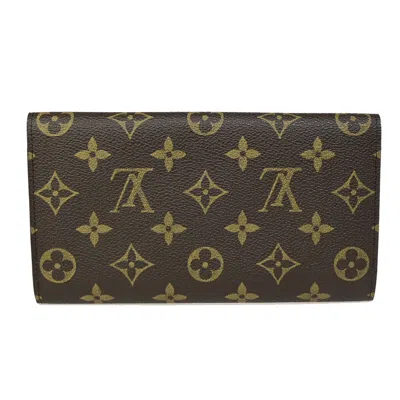 Pre-owned Louis Vuitton International Brown Canvas Wallet  ()