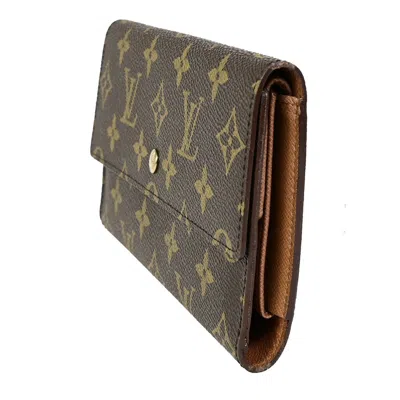 Pre-owned Louis Vuitton International Brown Canvas Wallet  ()