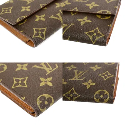 Pre-owned Louis Vuitton International Brown Canvas Wallet  ()