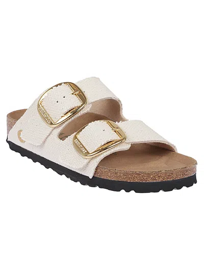 Birkenstock Arizona Big Buckle Leather Slides With Buckle