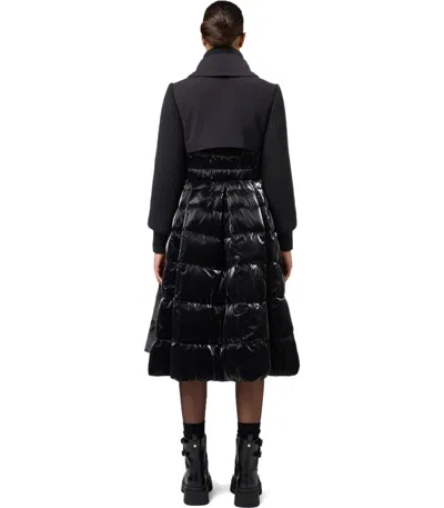 Elisabetta Franchi Circle Black Padded Jacket