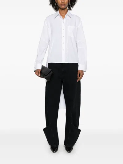 Helmut Lang Apex Tail Shirt In White