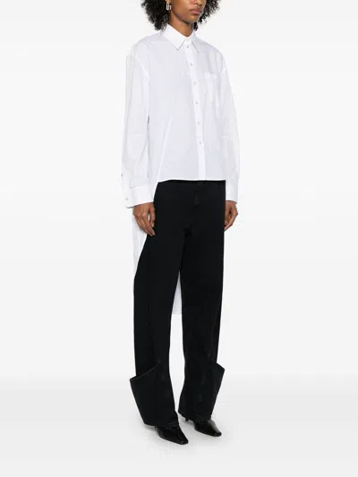 Helmut Lang Apex Tail Shirt In White