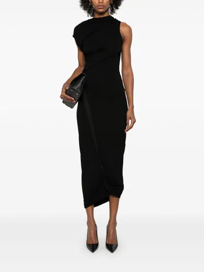 Helmut Lang Wind Dress In Black