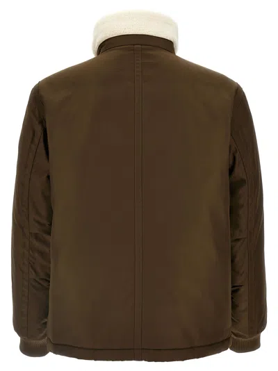 Hugo Boss Water-repellent Jacket With Faux-fur Collar
