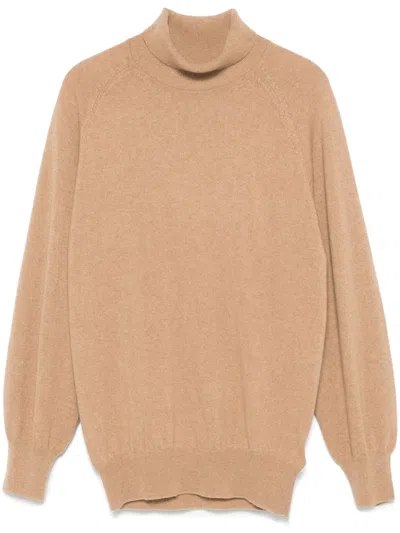 Khaite Light Brown Percy Cashmere Sweater