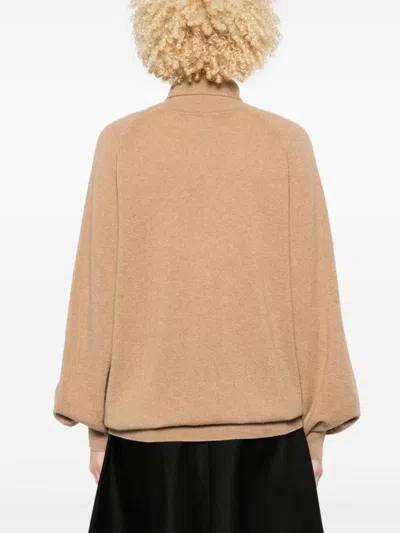 Khaite Light Brown Percy Cashmere Sweater