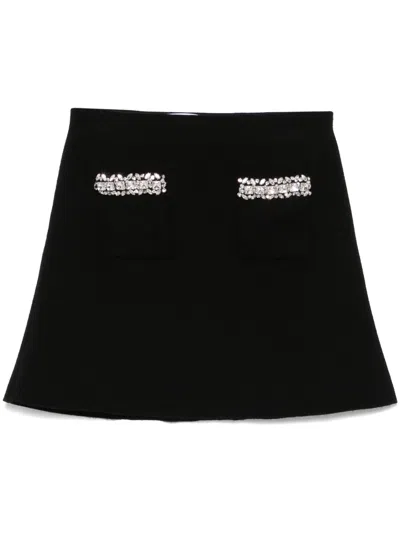 Self-portrait Self Portrait Skirt With Shimmering Crystals