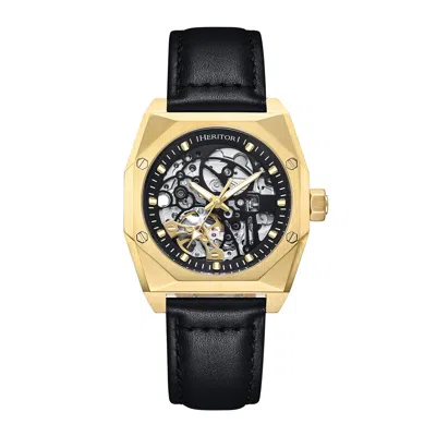 Heritor Automatic Elliott Leather-band Watch In Multi