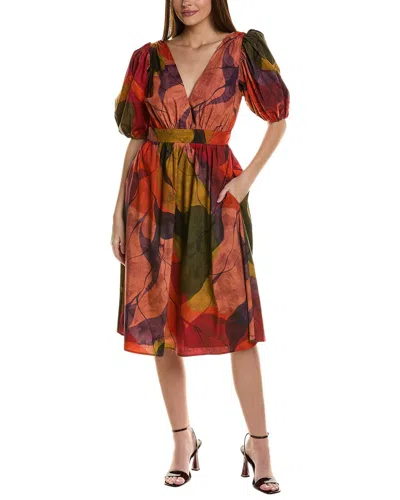 HUTCH KINGSTON A-LINE MIDI DRESS 