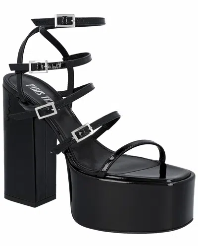 Paris Texas Strappy 135mm Platform Sandals In Black
