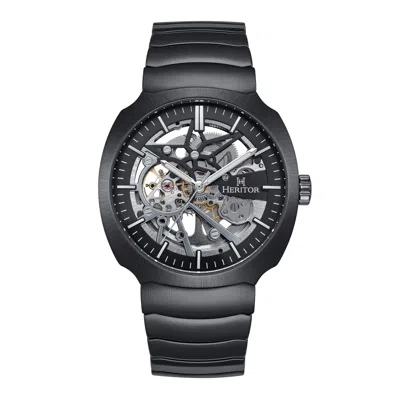 Heritor Automatic Magnus Stainless Steel-band Watch In Grey