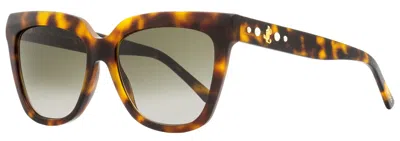 Jimmy Choo Women's Square Sunglasses Julieka 086ha Havana 55mm In Multi