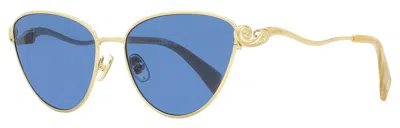 Lanvin Women's Rateau Cat-eye Sunglasses Lnv112s 743 Gold/horn 59mm In Multi