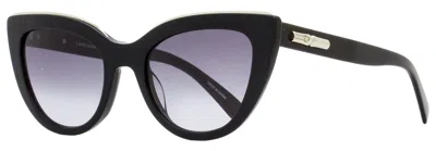 Longchamp Women's Cat Eye Sunglasses Lo686s 001 Black 51mm In Multi
