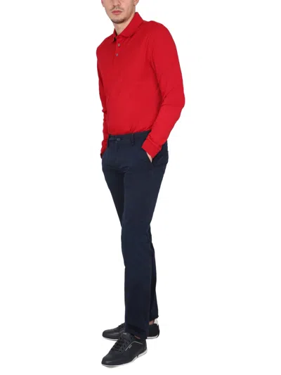 Hugo Boss Boss Men Polo With Logo Embroidery