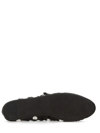 Dolce & Gabbana Odette Polka-dot Satin Ballet Flats