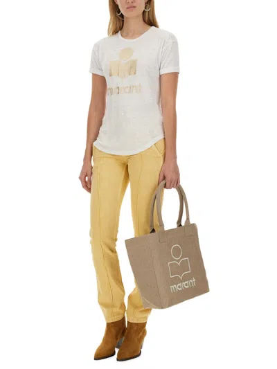 Isabel Marant Étoile Isabel Marant Etoile Zewel T-shirt With Metallic Logo Print