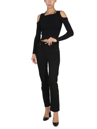 Versace Jeans Couture Women's Shirt With Bare Shoulders