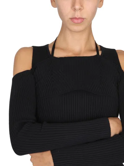 Versace Jeans Couture Women's Shirt With Bare Shoulders