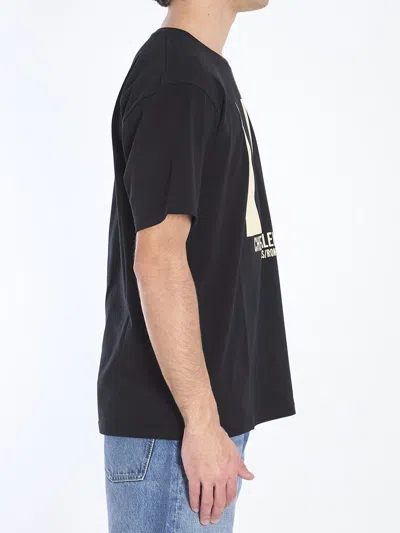 Valentino Crew Neck Short Sleeves T-shirts In Black