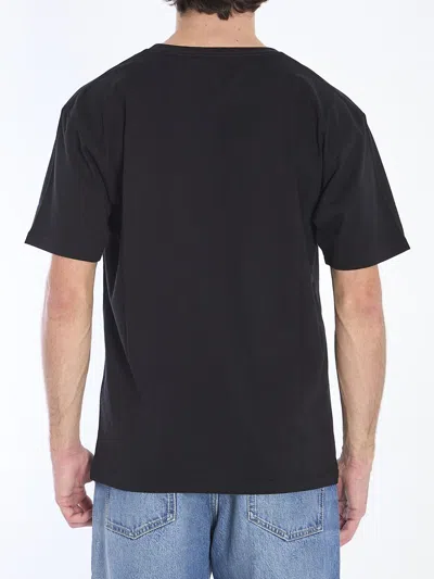 Valentino Crew Neck Short Sleeves T-shirts In Black