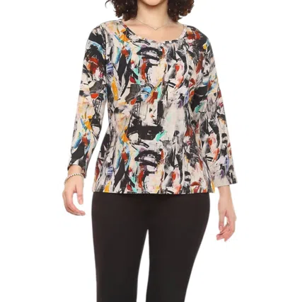 Parsley & Sage Delta Top In Multi Color In Multi