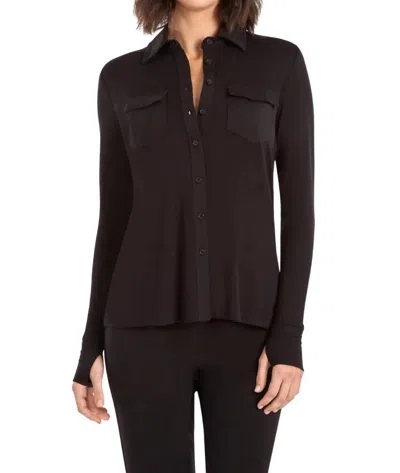 Capsule 121 Mccullogh Shirt In Black In Black