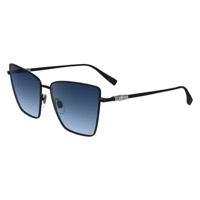 Longchamp 55mm Gradient Square Sunglasses In Black
