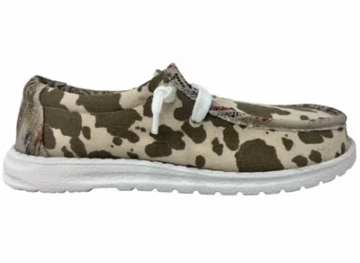 Gypsy Jazz Women's Meadows Cow Slip-on Shoes In Tan In Multi
