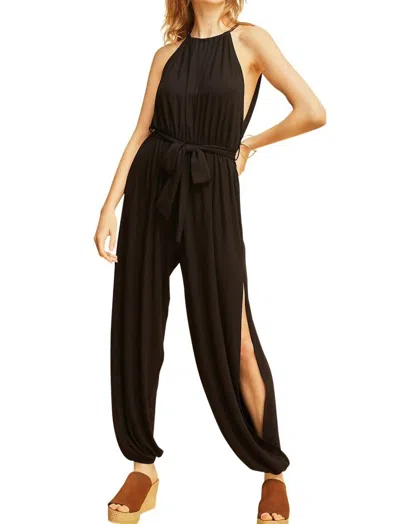 Entro Day To Night Jumpsuit In Black In Black