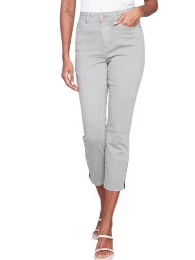 Charlie B Stretch Colored Twill Pants In Grey In Grey