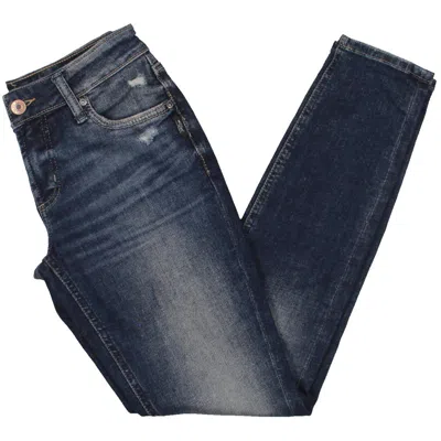 Silver Jeans Co. Womens Denim Distressed Skinny Jeans In Multi