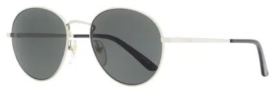 Smith Unisex Oval Sunglasses Prep Yb7ir Silver/black 53mm In Multi