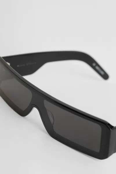 Rick Owens Unisex Black Eyewear In Black
