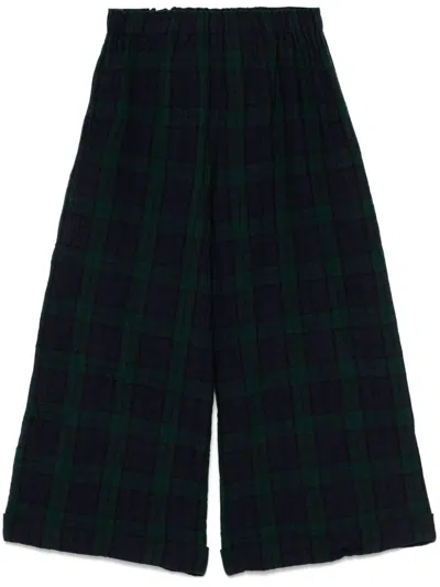 Daniela Gregis Wool Trousers In Green