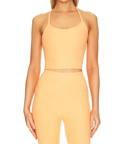 Beyond Yoga Spacedye Slim Racerback Cropped Tank In Marmalade Heather In Multi