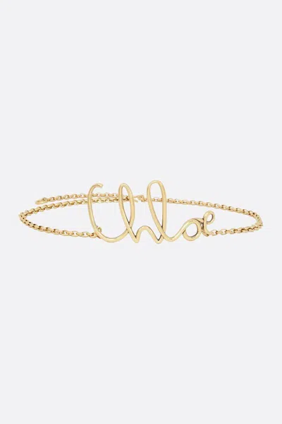 Chloé Belts In Vintage Gold