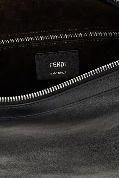 Shop Fendi Women 'simply  Medium' Shoulder Bag In Black