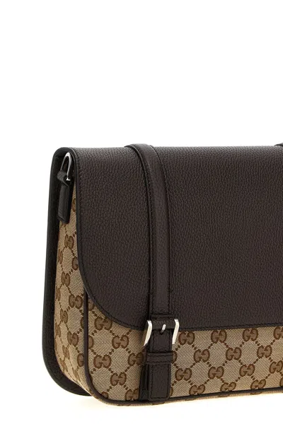 Gucci Gg Crossbody Bag In Brown