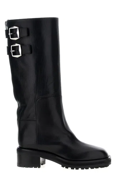Jimmy Choo Brooklyn 50 Leather Knee-high Boots In Black