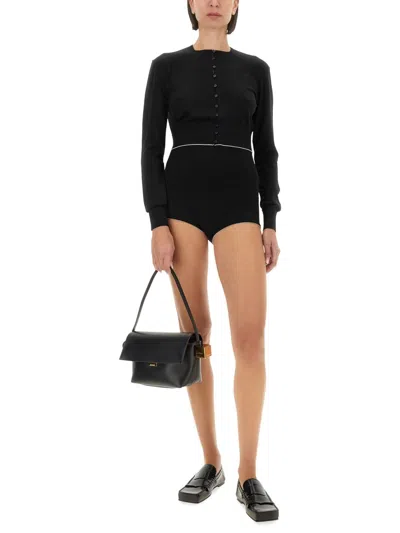 Jacquemus Les Mocassins Carre Leather Loafer In Black