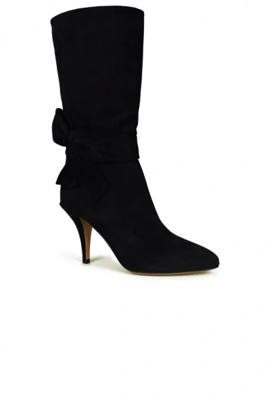Valentino Garavani Women Bow-tie Boots In Black