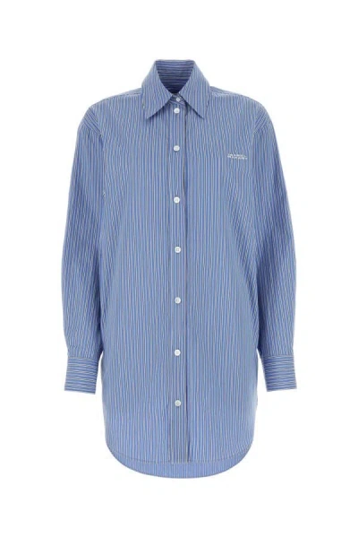 Isabel Marant Light Blue Cylvany Shirt In Multicolor