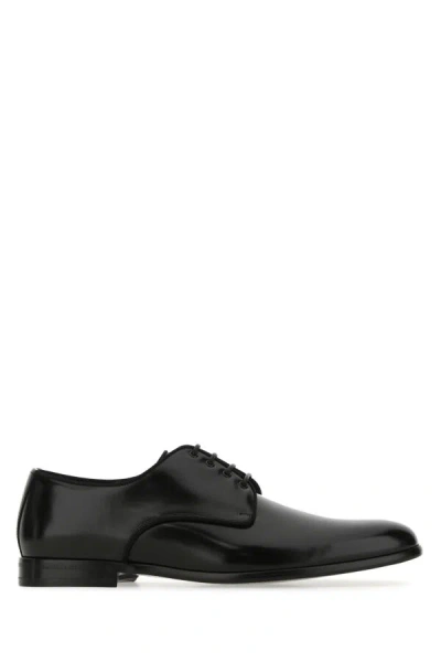 Dolce & Gabbana Derby Lace-up Shoes Lace Up Shoes Black In Black