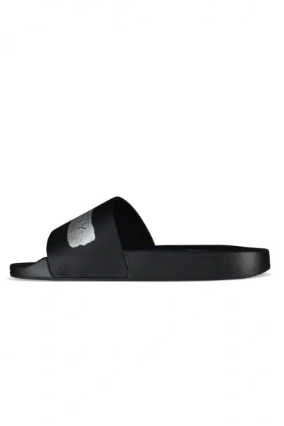 Givenchy Men Logo-tape Slides In Black