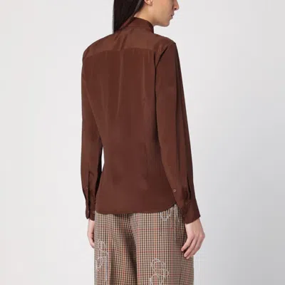 Dries Van Noten 9164 W.w.shirt Chowy In Brown